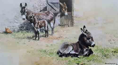 david shepherd donkeys print