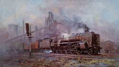 david shepherd heavy freight, steam trains