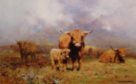 david shepherd, Highland Mist, print