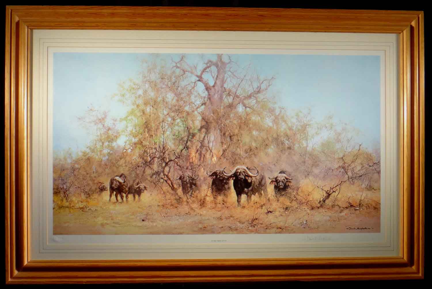 David Shepherd In The Thick Stuff Water Buffalo Print