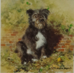 david shepherd dog haggis print